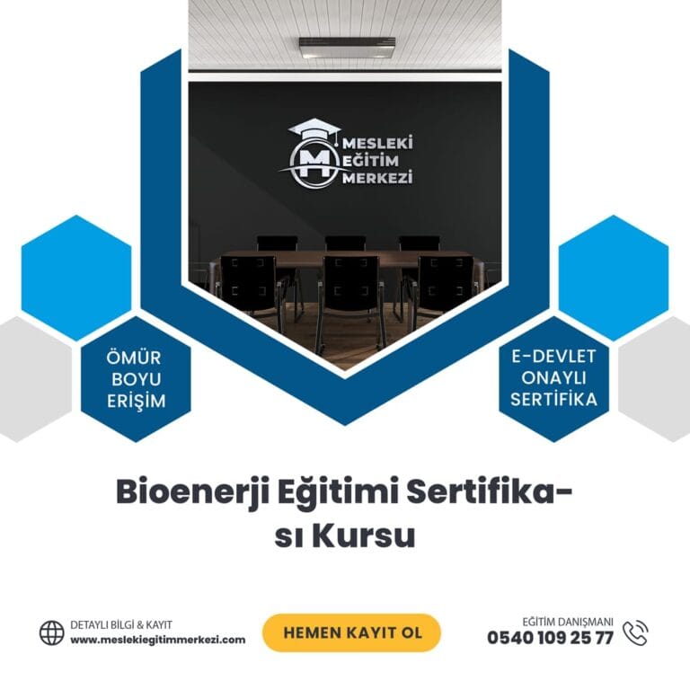 Bioenerji Eğitimi Sertifikası Kursu