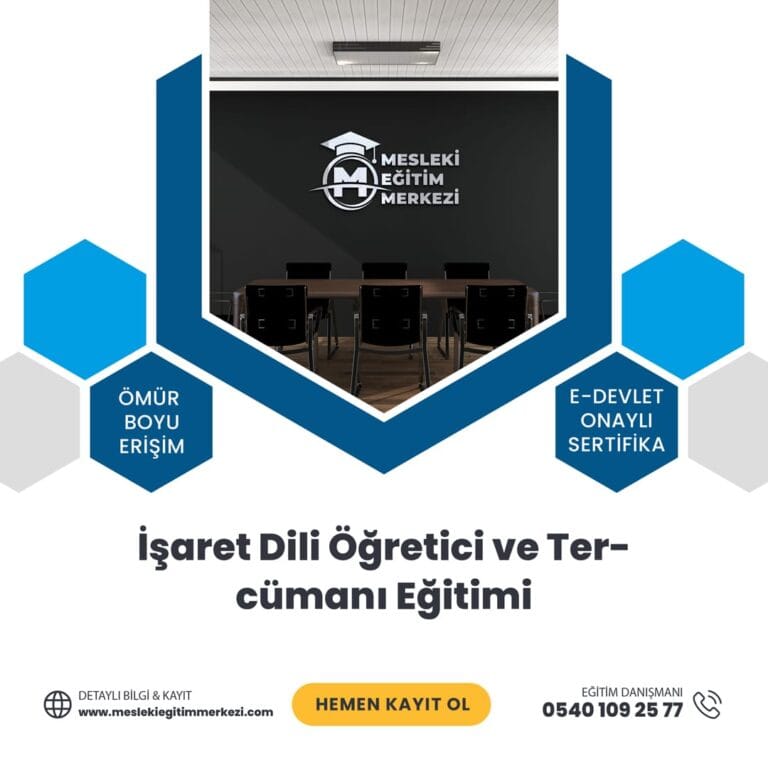 İşaret Dili Öğretici ve Tercümanı Eğitimi