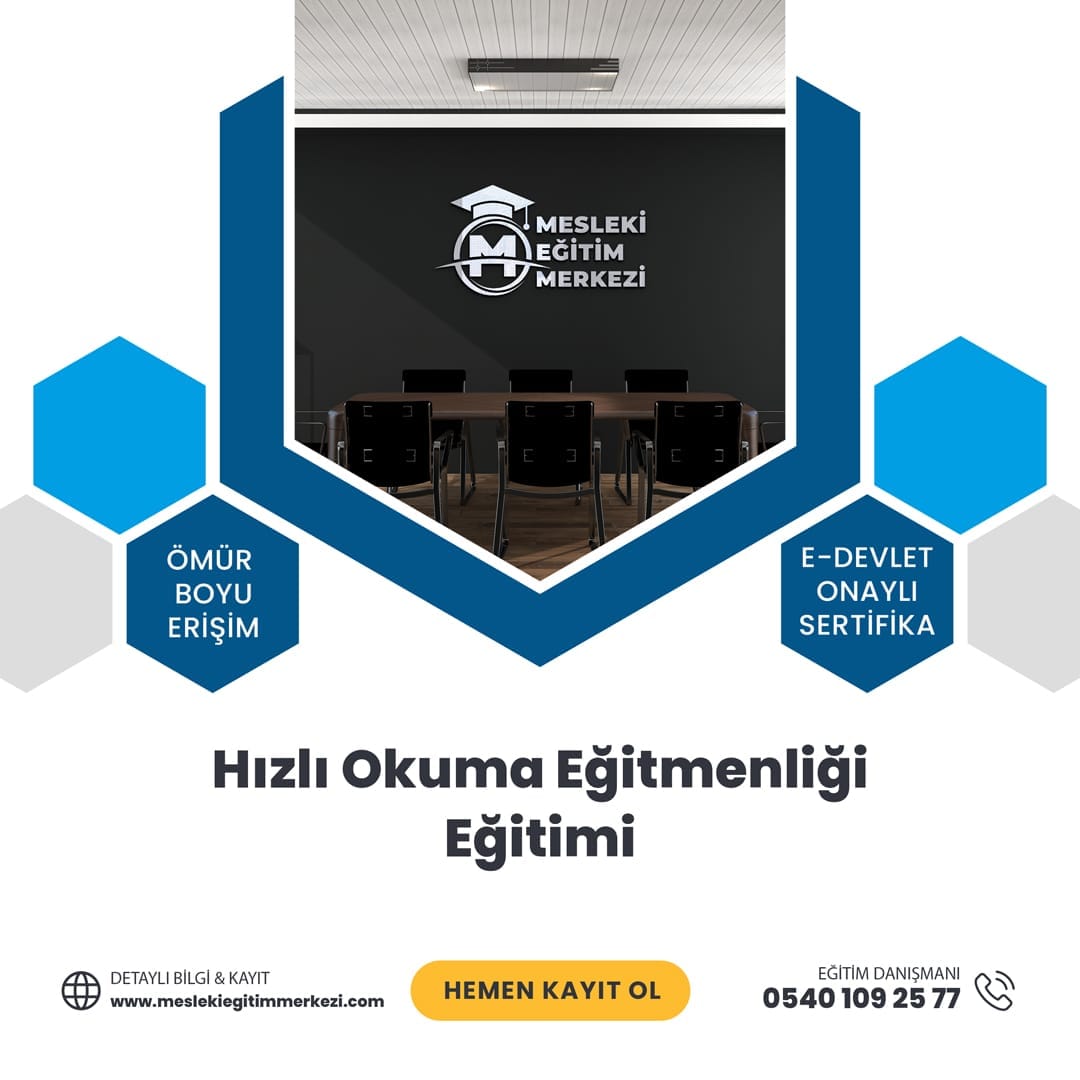 Hızlı Okuma Eğitmenliği Eğitimi