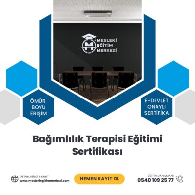 Bağımlılık Terapisi Eğitimi Sertifikası