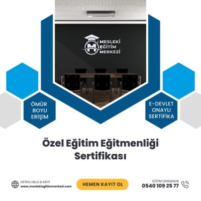 Özel Eğitim Eğitmenliği Sertifikası