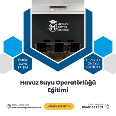 Havuz Suyu Operatörlüğü Eğitimi
