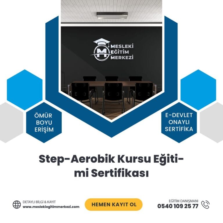 Step-Aerobik Kursu Eğitimi Sertifikası