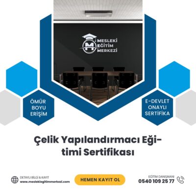 Çelik Yapılandırmacı Eğitimi Sertifikası