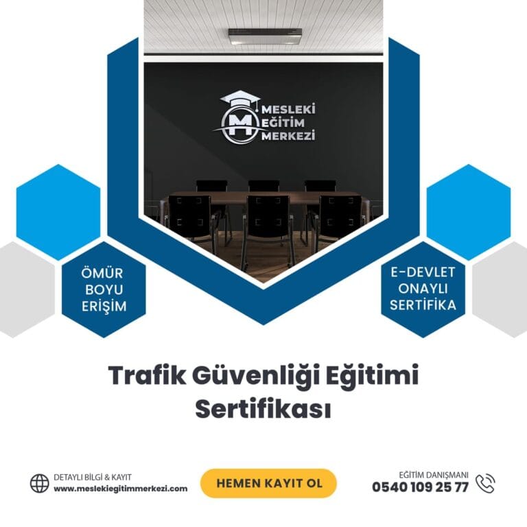 Trafik Güvenliği Eğitimi Sertifikası