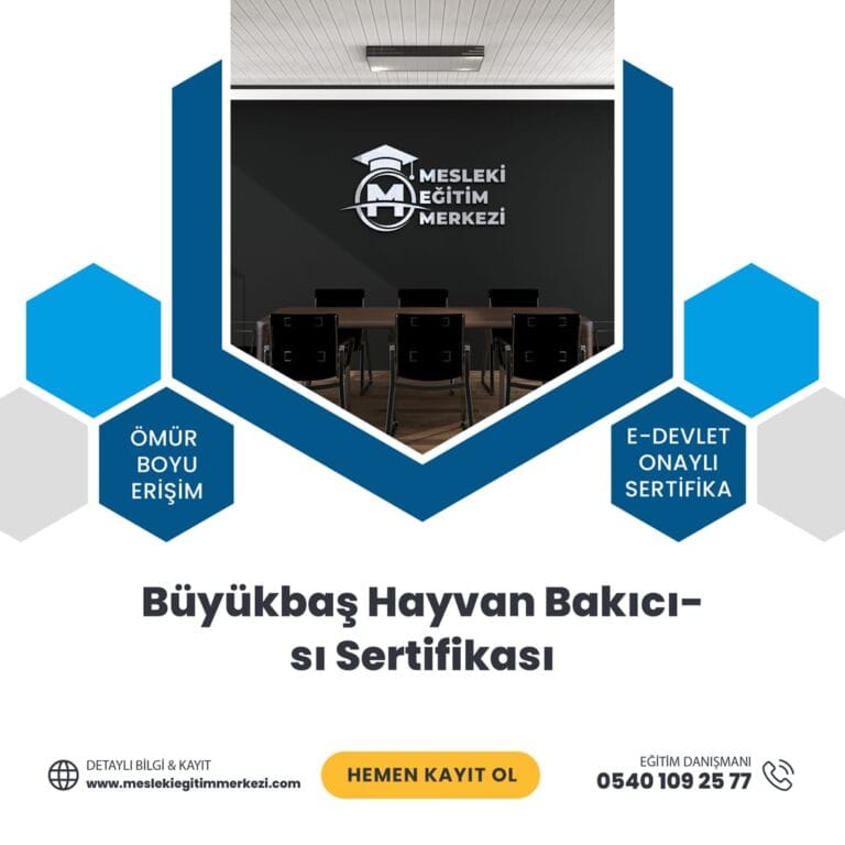 Büyükbaş Hayvan Bakıcısı Sertifikası