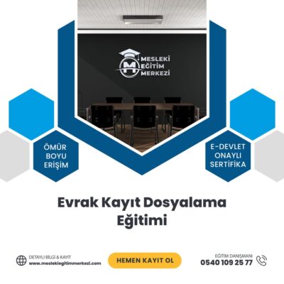 Evrak Kayıt Dosyalama Eğitimi