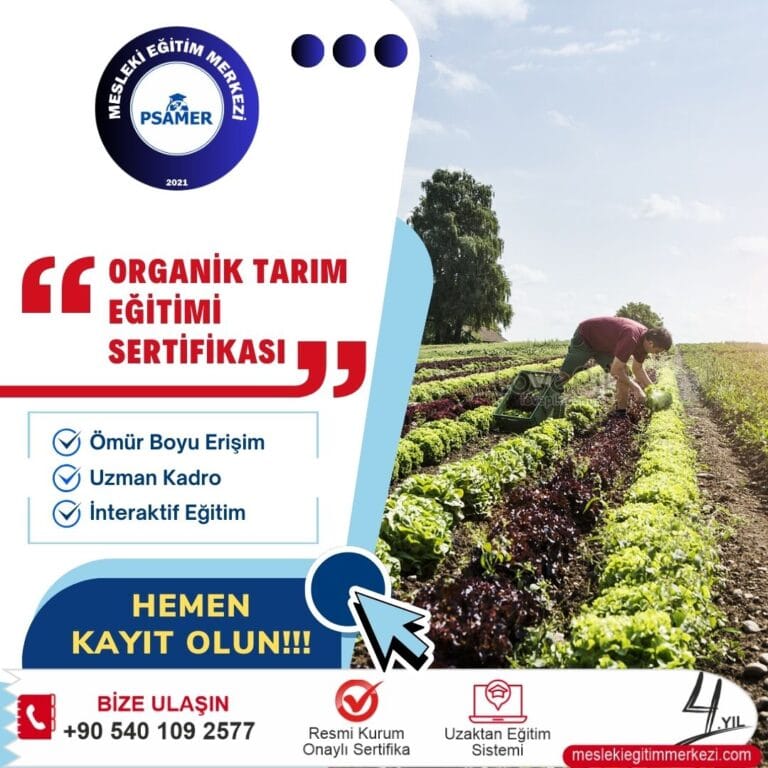 Organik Tarım sertifikası
